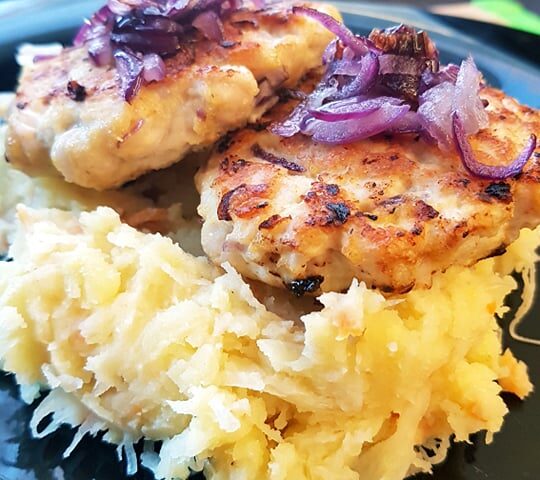 filet na puree z kapuchą kiszoną