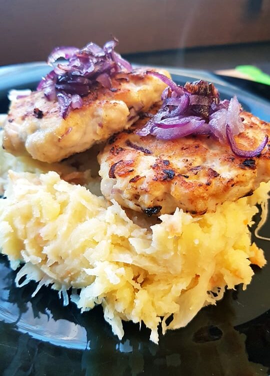 filet na puree z kapuchą kiszoną