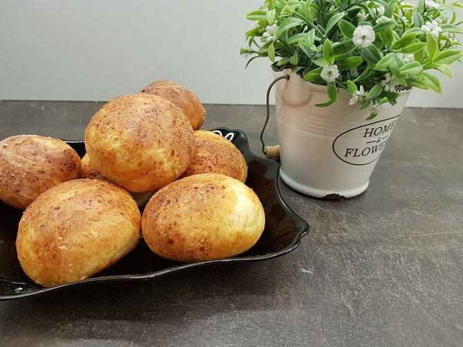 pieczone pączki twarogowe