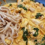 Kurczak ze szpinakiem w sosie curry