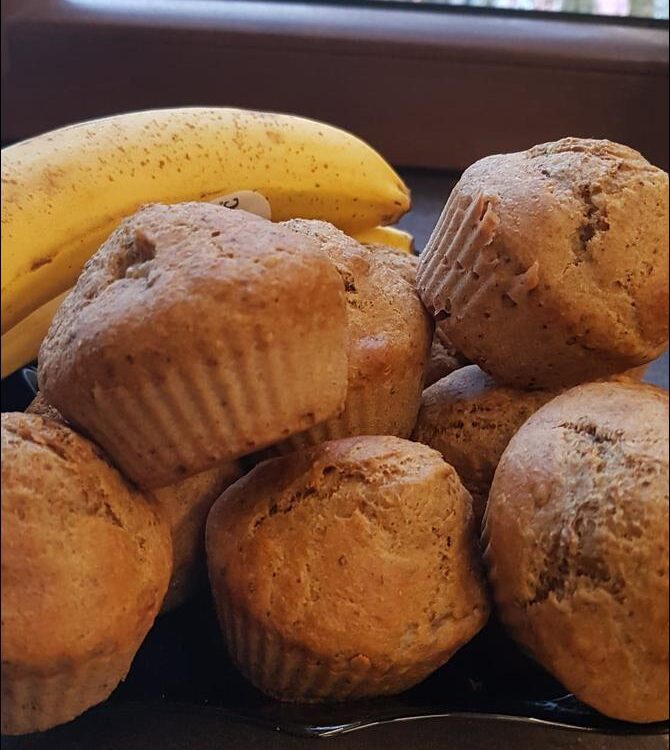 muffinki bananowe